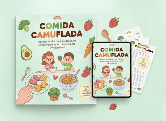 Comida Camuflada La solución para que tu hijo coma verduras sin problemas.