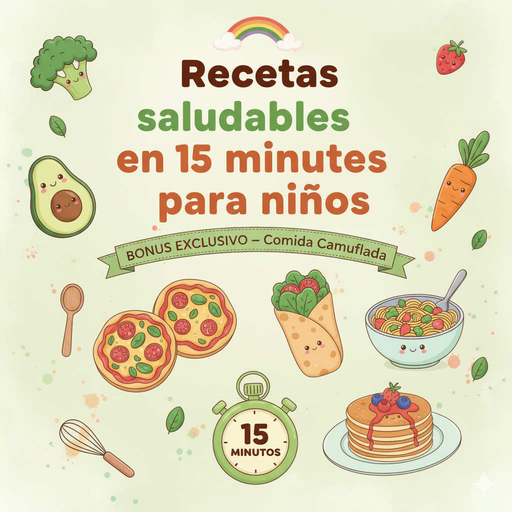 Recetas saludables en 15 minutos para niños