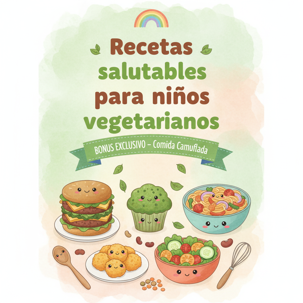 Recetas saludables para niños vegetarianos