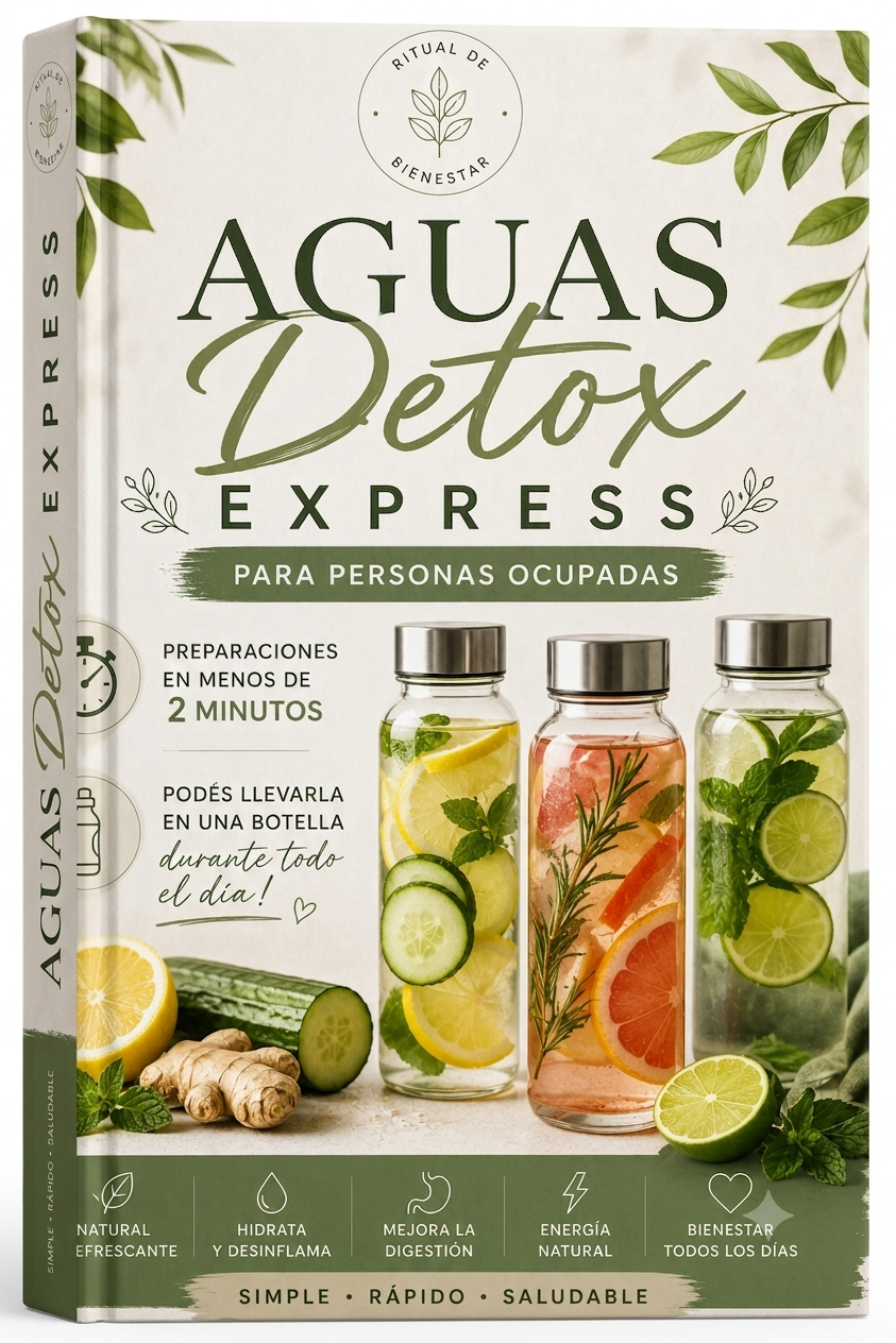 Aguas saborizadas y detox